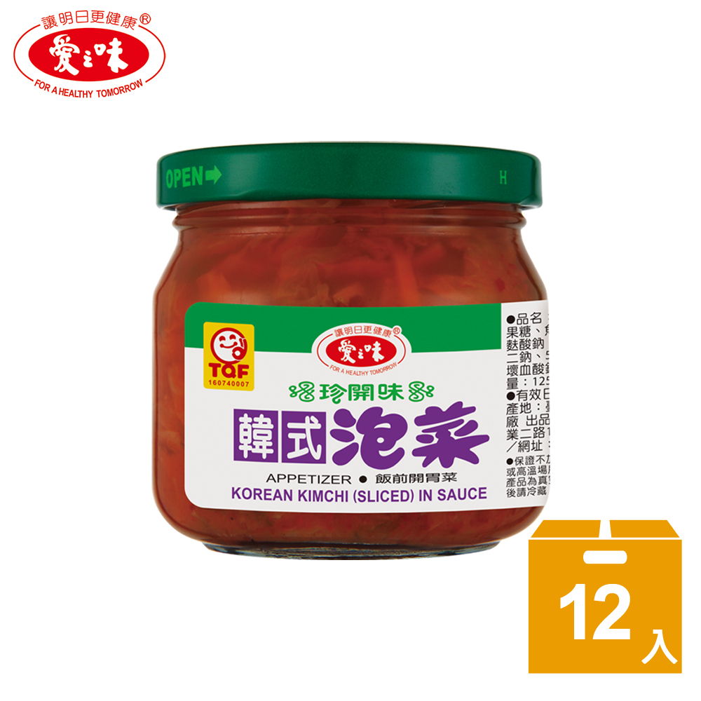 愛之味 韓式泡菜(190gx12入)