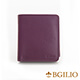 義大利BGilio-高質感牛皮短夾-紫色 1969.313-10 product thumbnail 1