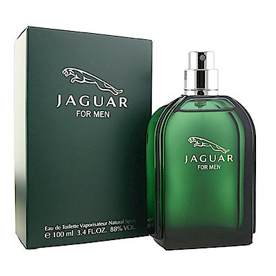 JAGUAR積架 尊爵綠色經典男性淡香水100ml Tester (有盒無蓋)