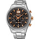 SEIKO CS 爵士大日期視窗計時腕錶(SPC151P1)-黑灰/42mm product thumbnail 1