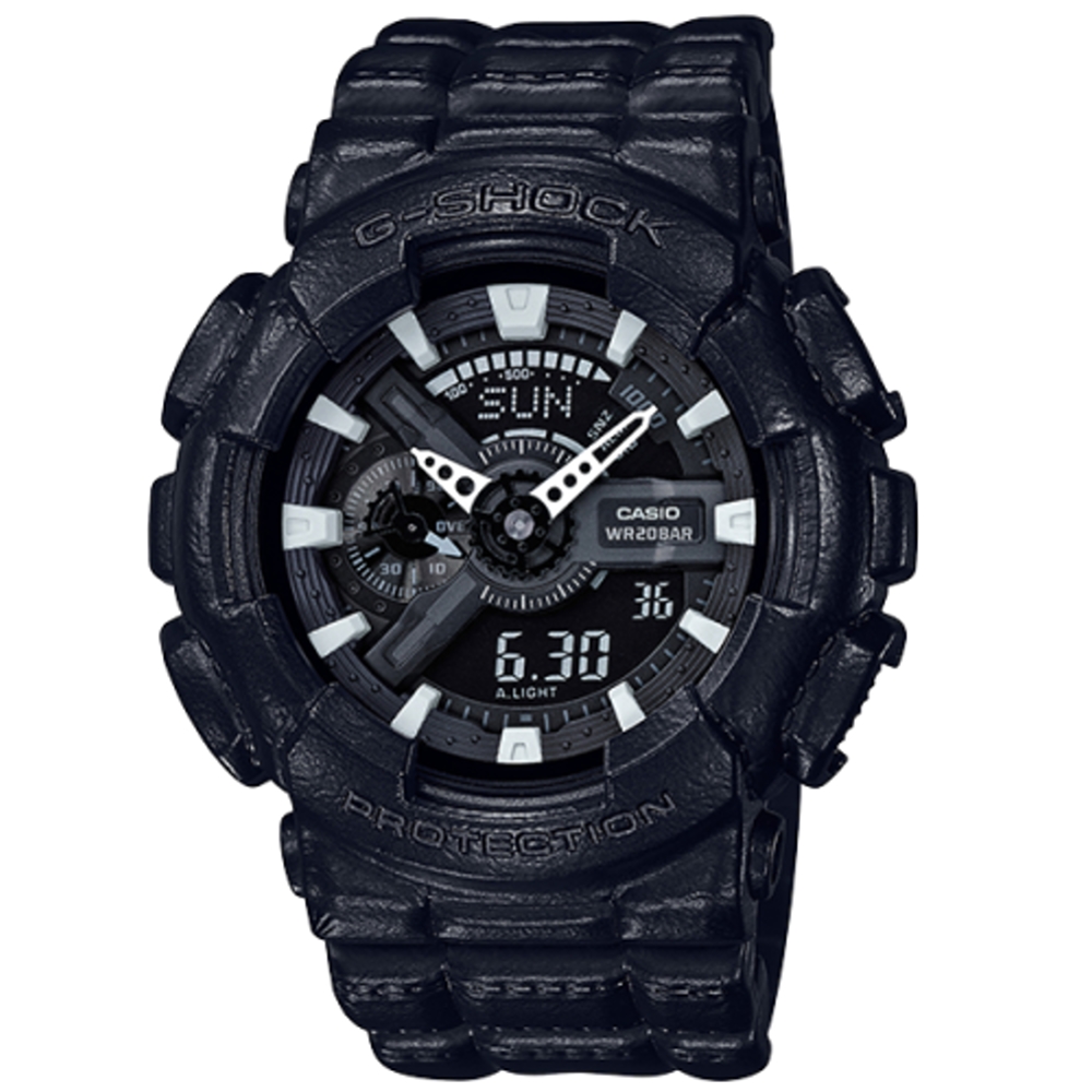 G-SHOCK 卡西歐 個性潮流運動錶(GA-110BT-1A)-黑/51.2mm