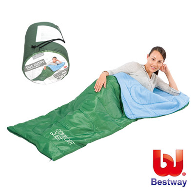 美國品牌【Bestway】71x30吋露營用保暖睡袋