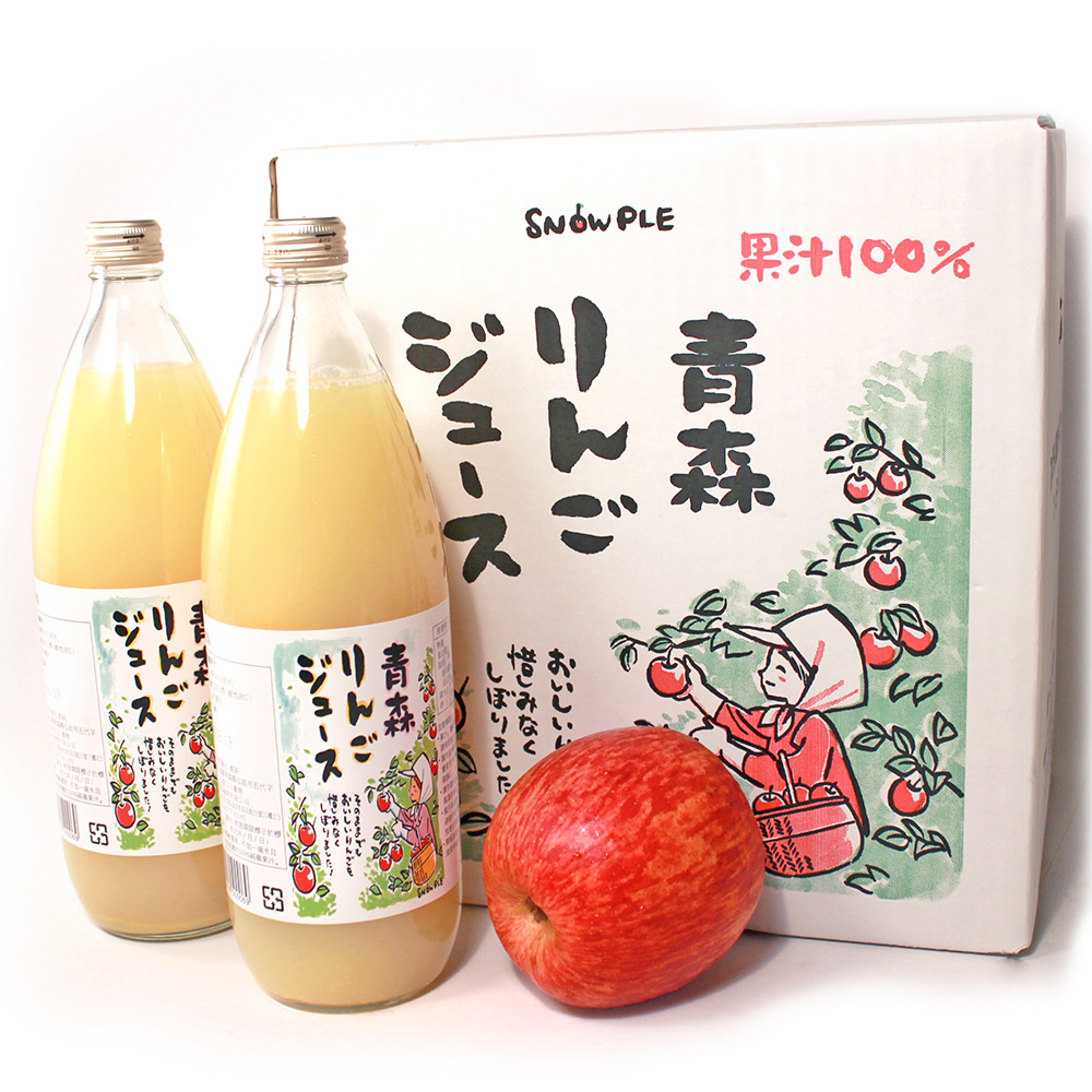 日本青森99.9%蘋果汁(1000mlx6瓶)