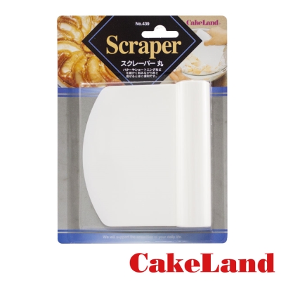 【日本CakeLand】Scraper丸型PP麵糰切刮刀-日本製