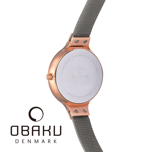 OBAKU 琉星砂簡約時尚腕錶-V201LDVJMJ/31mm