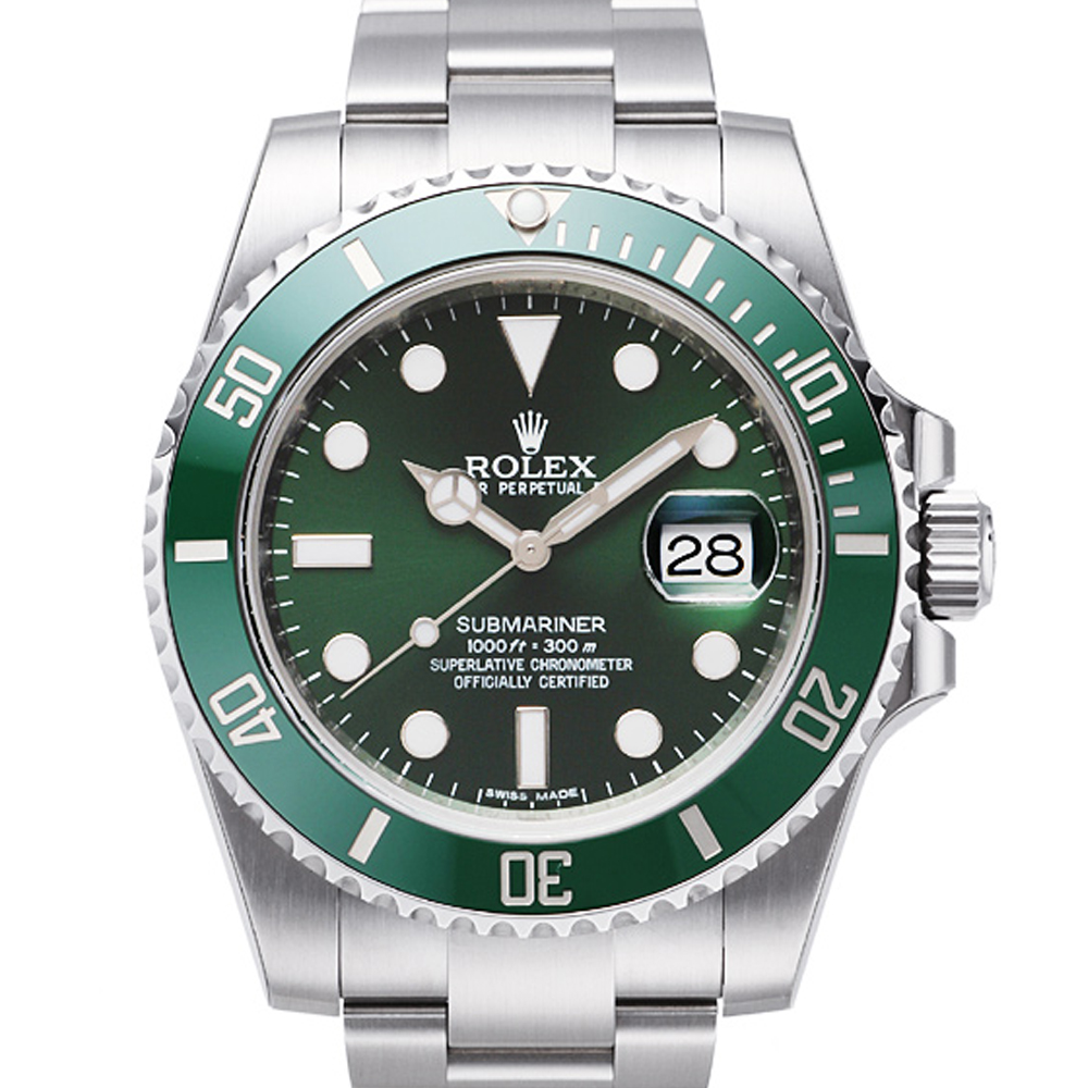 ROLEX 勞力士 Submariner 116610LV 新款綠面陶瓷圈/40mm