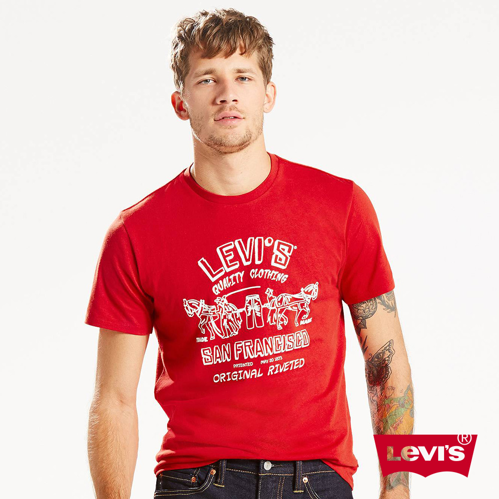 Levis 短袖純棉TEE SAN FRANCISCO 圓領