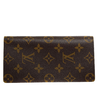 LV【M61823】經典MONOGRAM簡便雙折長夾/護照夾