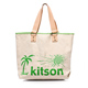 kitson  夏威夷風真皮背帶托特包(L) GREEN product thumbnail 1