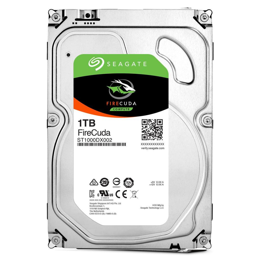 Seagate火梭魚FireCuda 1TB+8G SSD 3.5吋固態混合硬碟