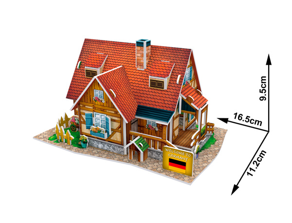 世界之窗 3D立體拼圖 德國-田園小屋 3D World Style