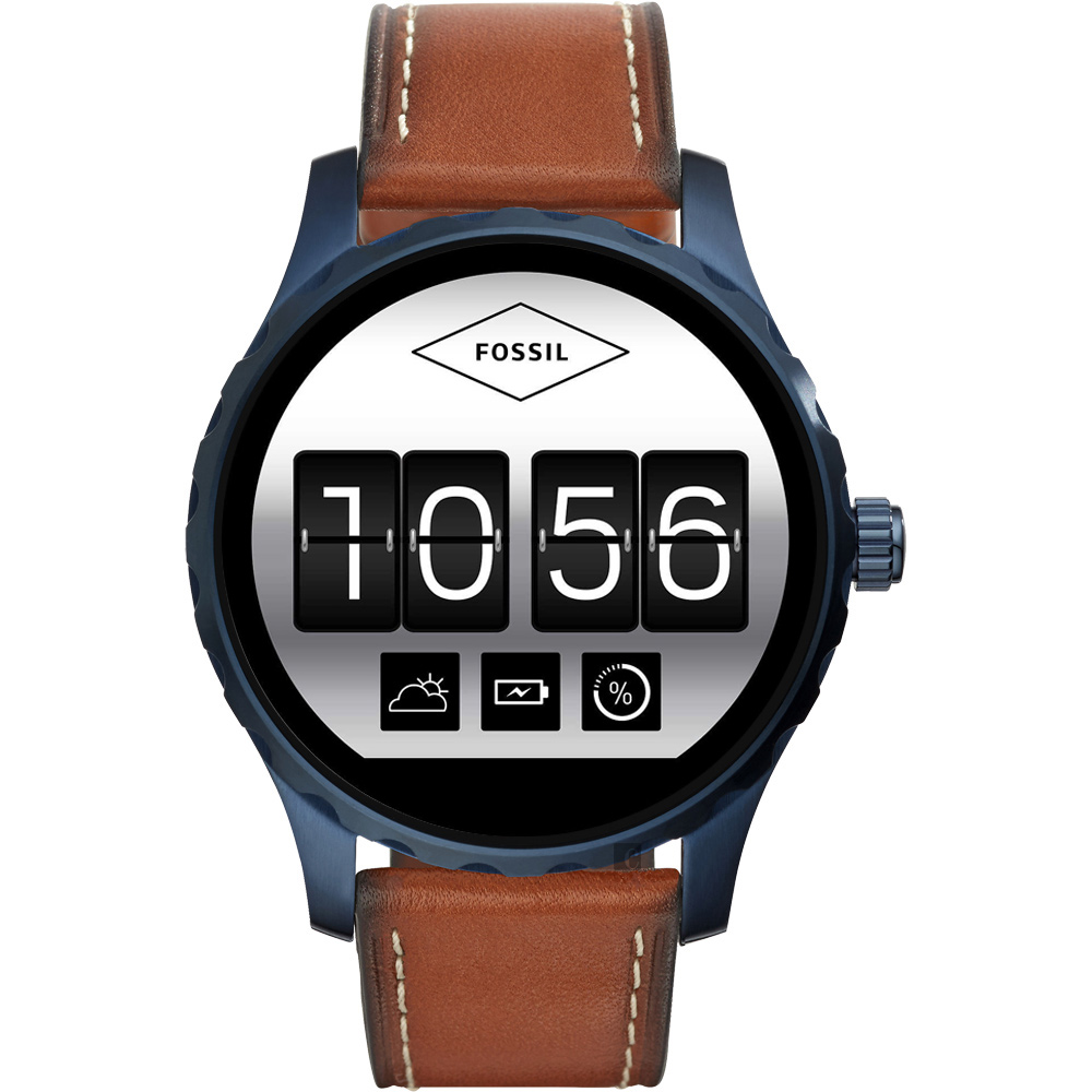 FOSSIL Q MARSHAL 系列觸控智慧型腕錶-黑/45mm | Yahoo奇摩購物中心