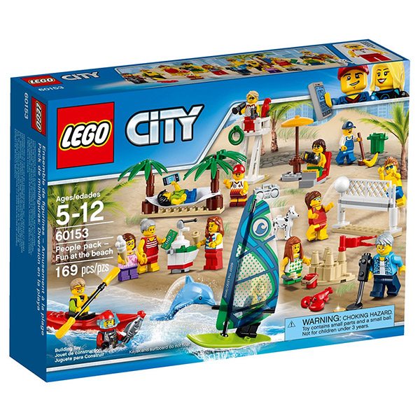 LEGO樂高 城市系列 60153 沙灘人偶套組