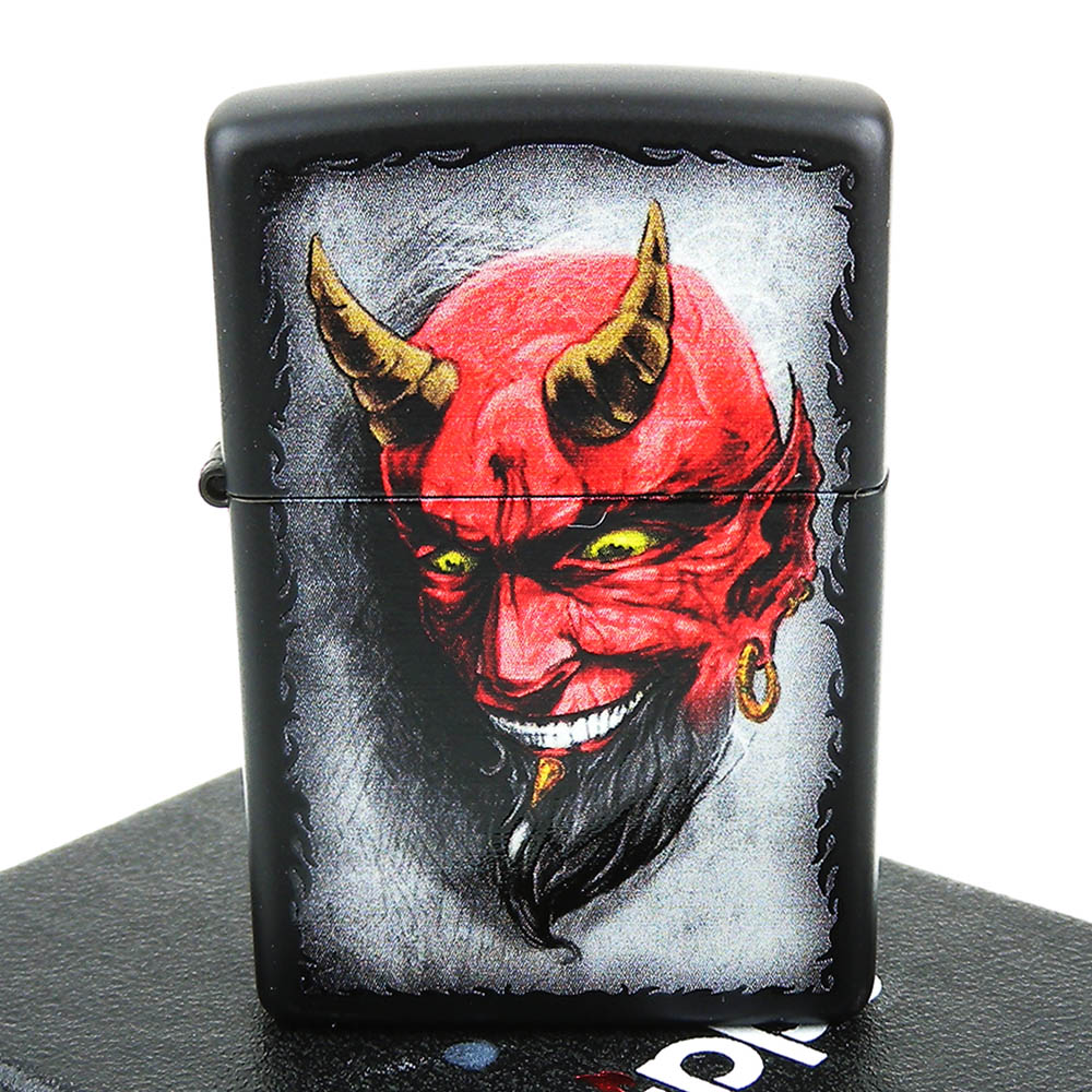 【ZIPPO】美系~Tattoo Devil-惡魔圖案設計打火機