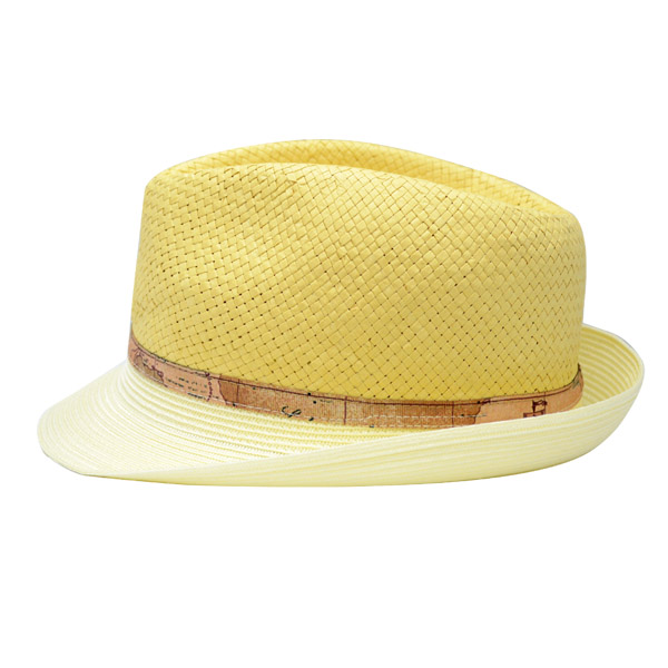 Alviero Martini 義大利地圖 編織紳士帽-杏色