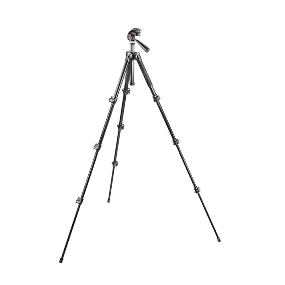 Manfrotto 293鋁合金4節三腳架+三向雲台組(可拆) MK293A4-A3RC1