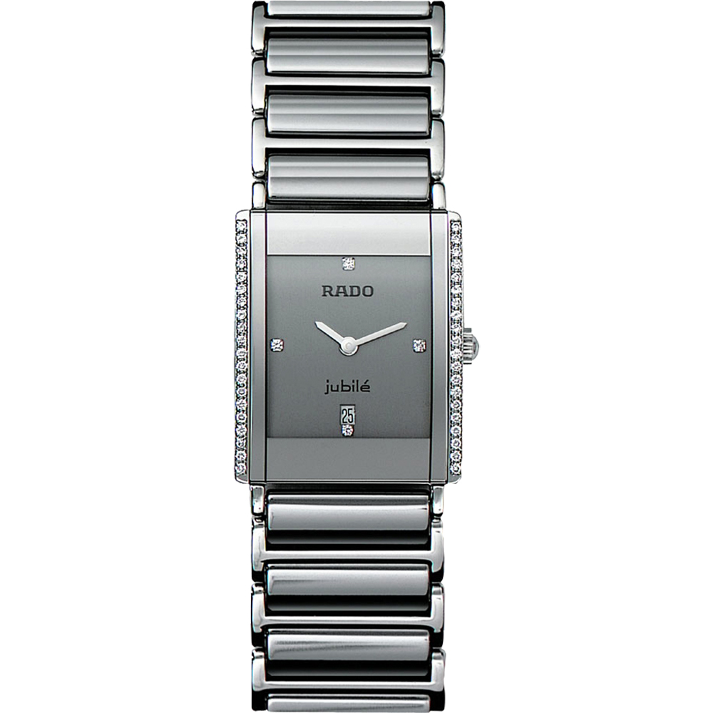 RADO 雷達 官方授權 Integral Jubile 精密陶瓷真鑽腕錶 R03 R20429722