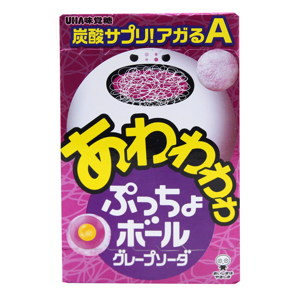 UHA味覺糖 葡萄蘇打球糖(32gx3盒)