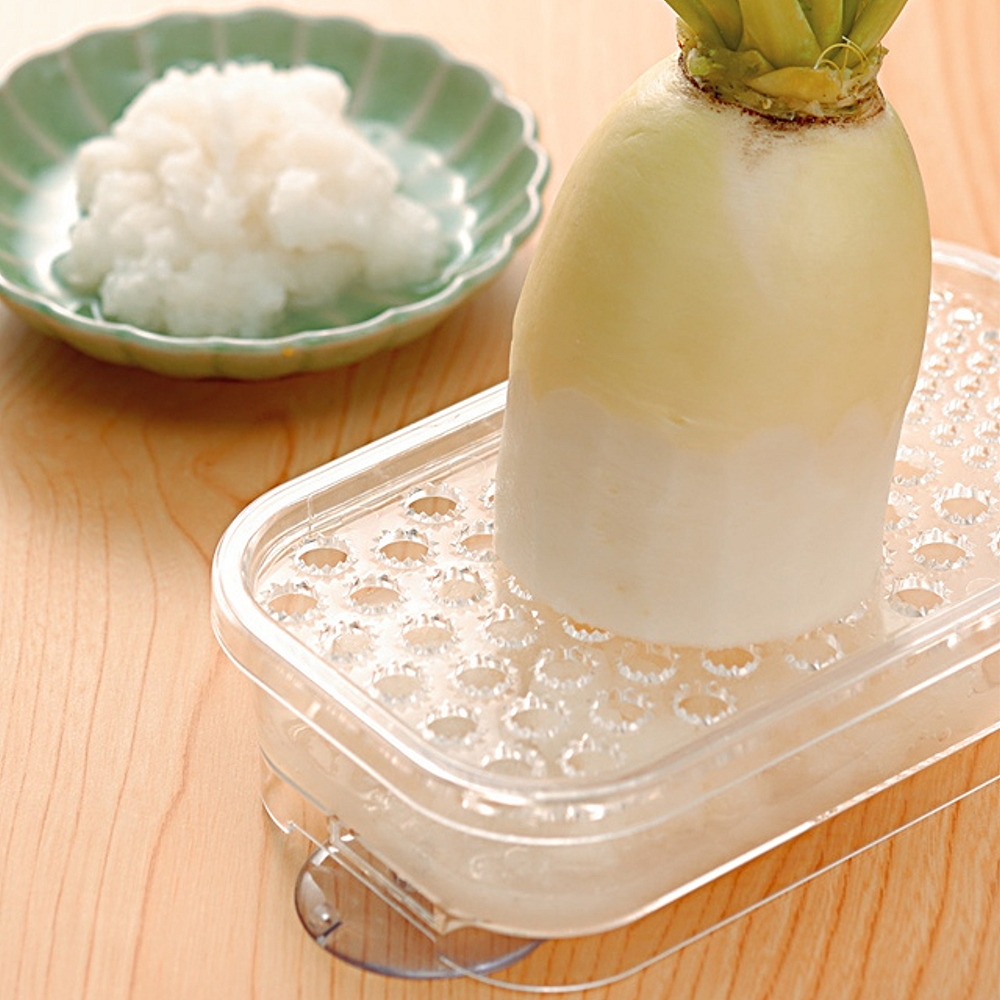 日本製造inomata吸盤固定蔬果研磨盒 2入裝