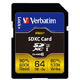 Verbatim 威寶 64GB UHS-3 (U3) PRO+ SDXC高速4K記憶卡 product thumbnail 1