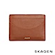 SKAGEN CARD CASE 真皮名片夾-棕色 product thumbnail 1