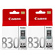 CANON PG-830  原廠墨水匣組合(2黑) product thumbnail 1