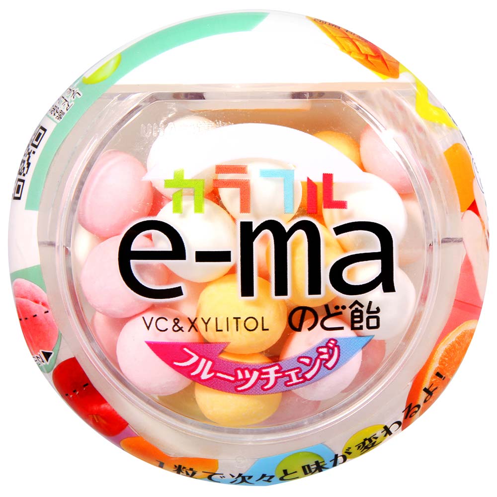 UHA味覺糖 e-ma七彩水果喉糖(33g)