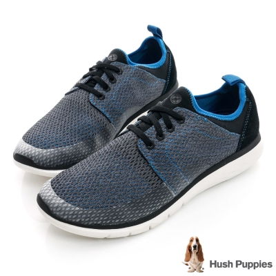 Hush Puppies LUTON 輕量樂活健走鞋-灰色