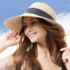 Sunlead 防曬寬緣寬圓頂抗UV浪漫蝴蝶結造型遮陽帽 (淡棕色) product thumbnail 1