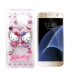 三麗鷗Hello Kitty貓 Samsung S7 Edge 空壓防震殼(Twins) product thumbnail 1