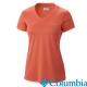 【美國Columbia哥倫比亞】短袖快排上衣-女-橘色(UAK65950OG) product thumbnail 1