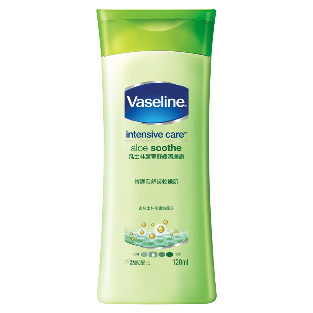 VASELINE 凡士林 蘆薈舒緩潤膚露 120ML