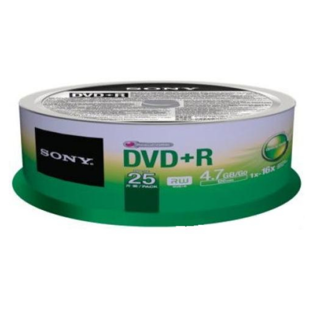 SONY DVD+R 16X燒錄片 (25片)