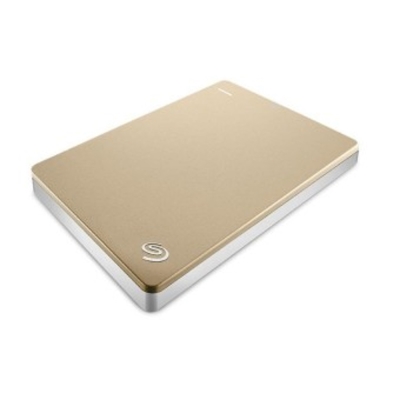 Seagate 2.5吋 2TB行動硬碟BackupPlusSlim-金