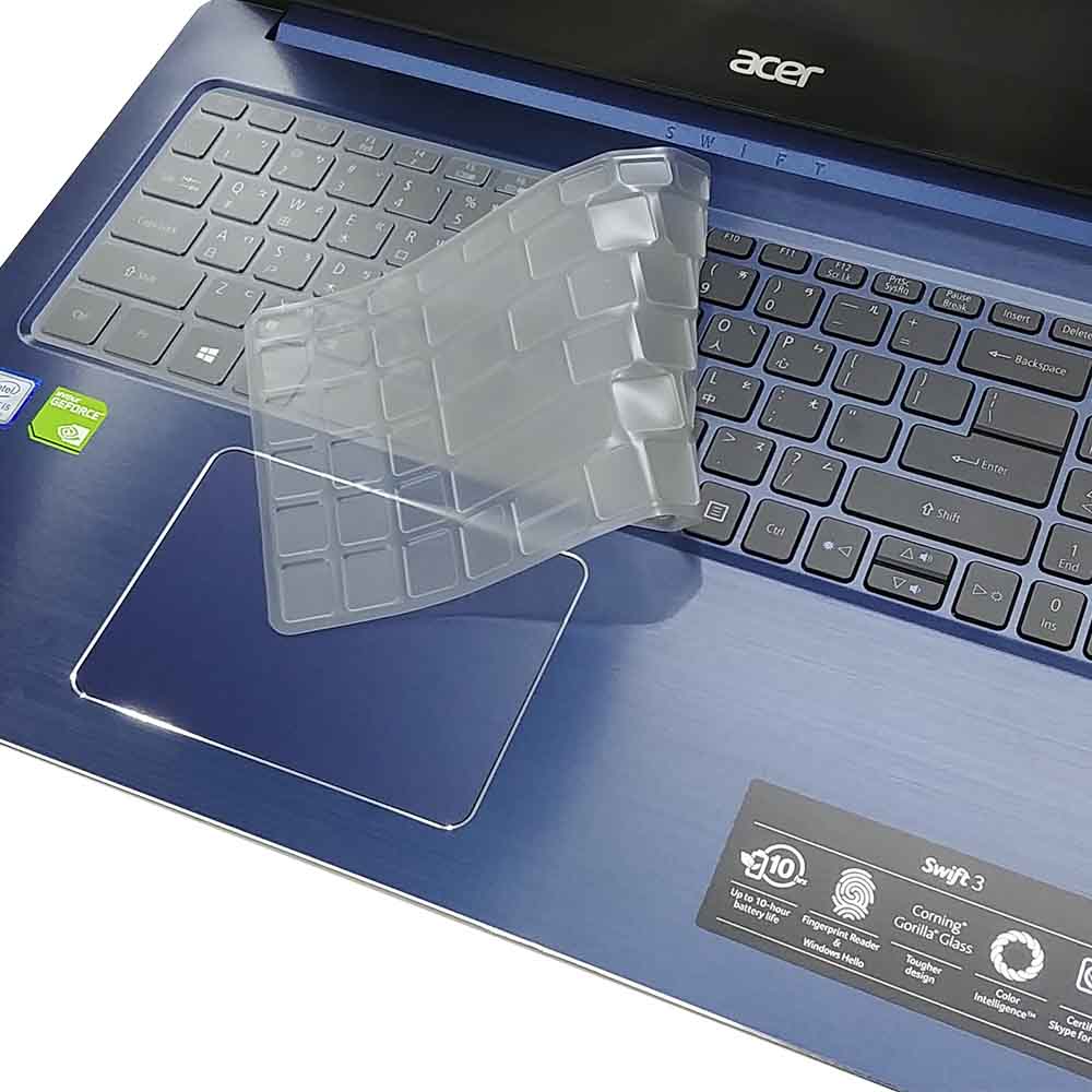 EZstick ACER Swift 3 SF315 奈米銀抗菌 TPU 鍵盤保護膜