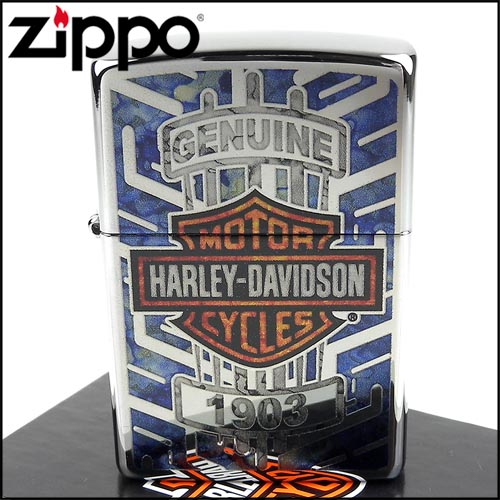 【ZIPPO】美系~哈雷~Harley-Davidson-Logo圖案設計打火機