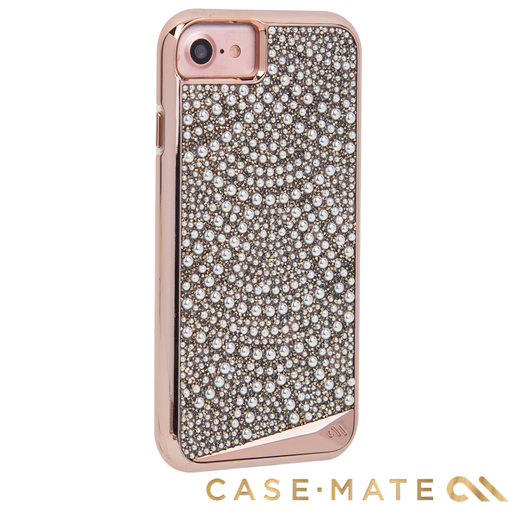 美國 Case-Mate iPhone 8 Lace 璀璨珍珠蕾絲雙層防摔手機保護殼