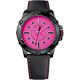 Juicy Couture Surfside 韓系女孩時尚腕錶-桃紅/黑/42mm product thumbnail 1