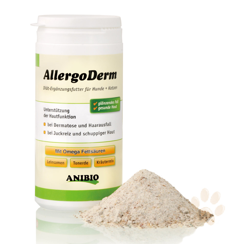 ANIBIO德國家醫寵物保健系統-AllergoDerm肌膚舒敏保健粉210g