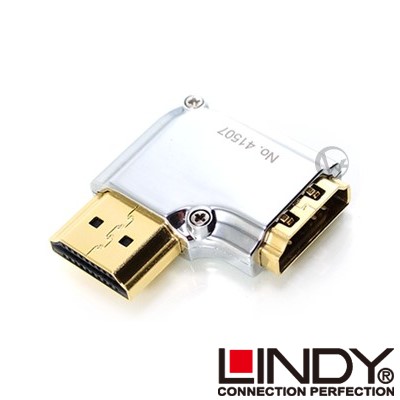 LINDY 林帝 水平向右 A公對A母 HDMI 1.4 轉向頭 (41507)