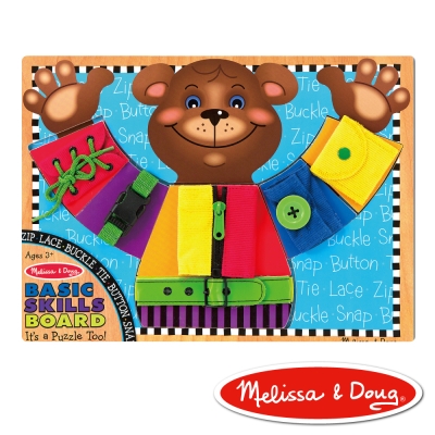 美國瑪莉莎 Melissa & Doug 益智 - 穿衣小熊拼板