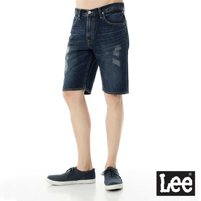 Lee 牛仔短褲-Regiona系列-男款-藍