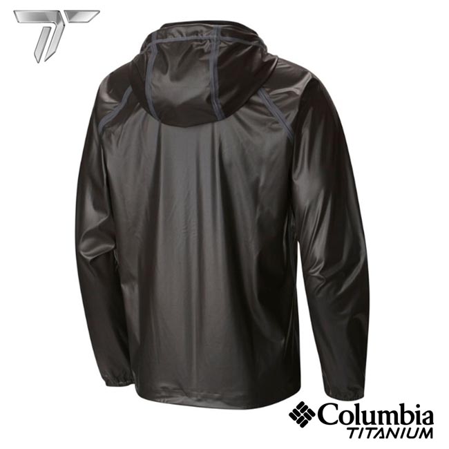 Columbia 哥倫比亞 男-鈦OD連帽防水雙面外套-黑色-URE10390BK