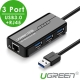 綠聯 3 Port USB3.0集線器+GigaLAN網路卡 product thumbnail 1