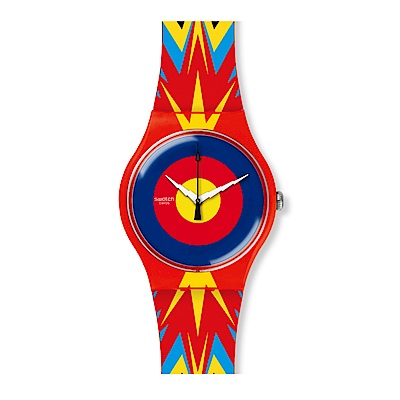 Swatch 藝術家聯名錶 JOVA TIME JOVA 時間手錶