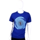 TRUSSARDI 寶藍色漩渦圖騰短袖T恤 product thumbnail 1