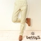 betty’s貝蒂思　腰際鬆緊顯瘦直筒長褲(駝色) product thumbnail 1