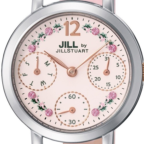 Jill By Jillstuart Flower Crown水鑽腕錶 粉 皮帶 29mm 其他歐系品牌 Yahoo奇摩購物中心