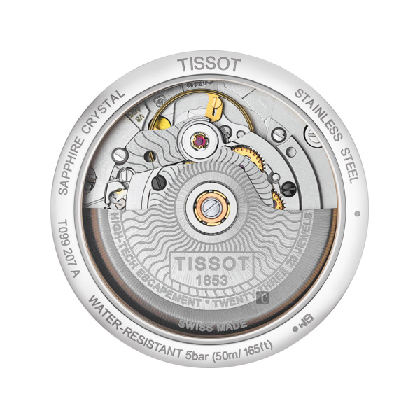 TISSOT天梭 杜魯爾系列特別款80動力儲存機械女錶-紅寶石/32mm
