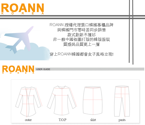 【ROANN Korea】基本款舒適棉質圓領長T (共四色)